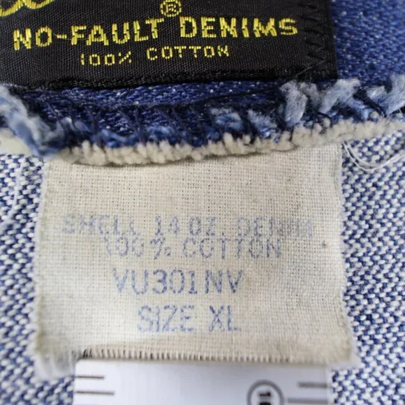 Vintage Wrangler‎ Western Denim Vest XL Railroad Train Patches and Pins - Picture 16 of 16